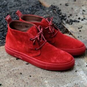 Del Toro Men's Red Suede Chukka Sneaker Size 11
